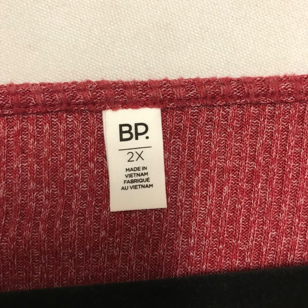 NWT BP Knit Wrap Front Ruched Bodysuit 2X - Picture 4 of 7